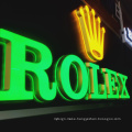 Custom advertising 3d led acrylic channel letter led front sign letter frontlit backlit led signage letter outdoor